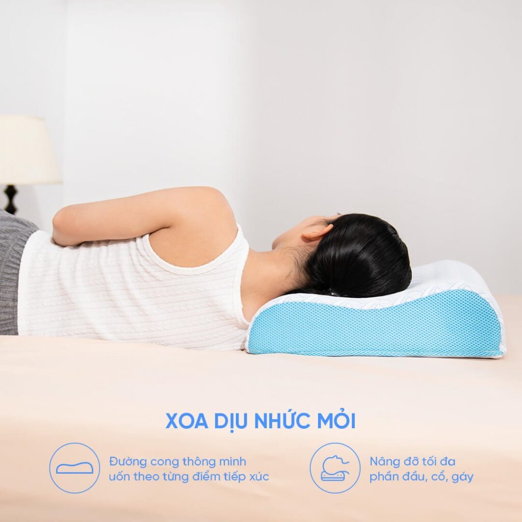 Đánh giá gối memory foam công thái học Comfy Nami có tốt không? 3 gối công thái học Comfy Nami