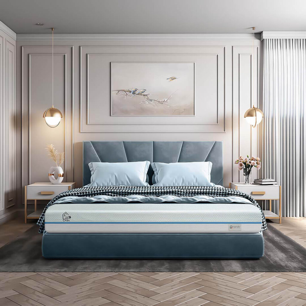 Nệm foam 1m6x2m phù hợp với ai? Top những mẫu nệm foam m6 được ưa chuộng 3 Nệm foam 1m6x2m Amando Casa