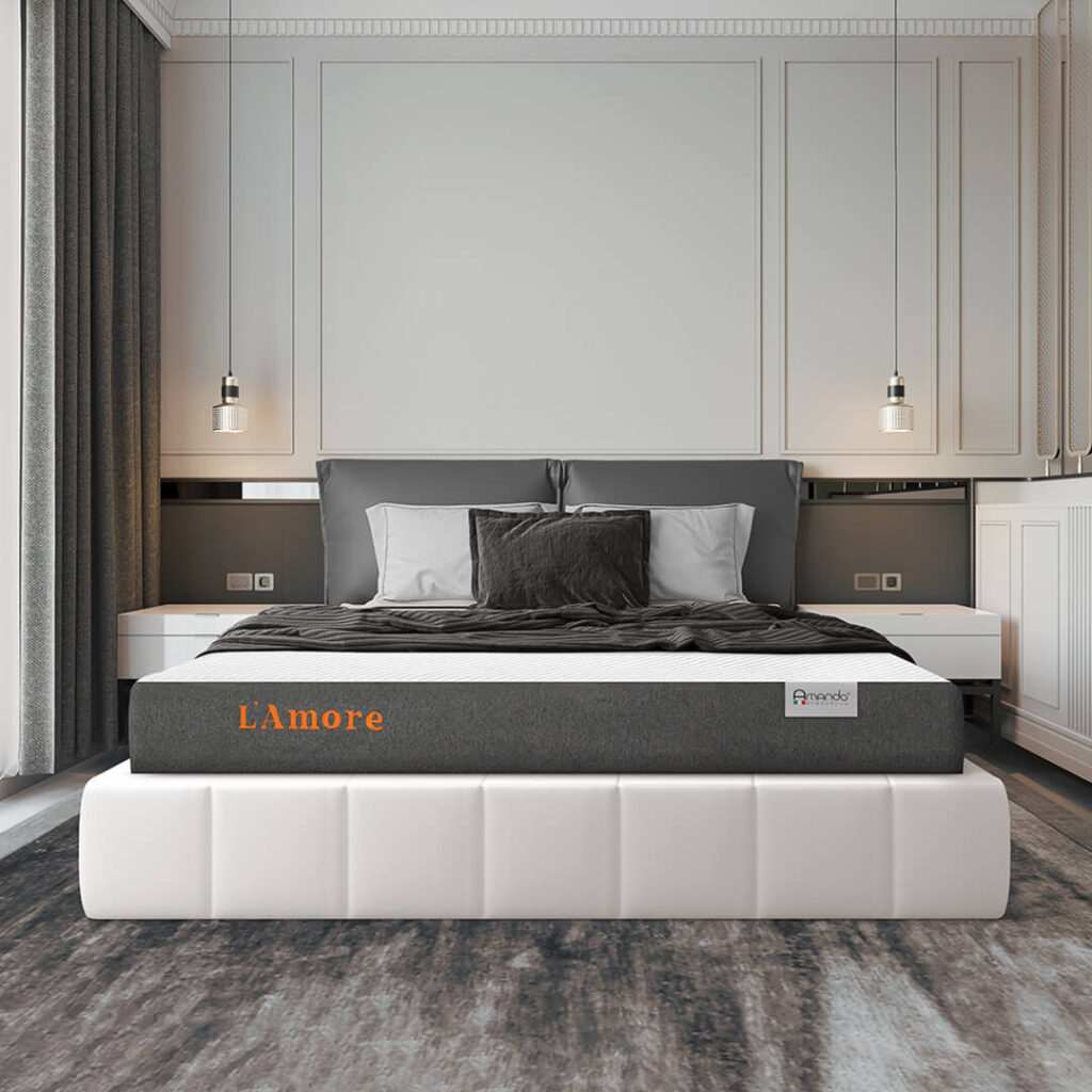 Nệm foam 1m6x2m phù hợp với ai? Top những mẫu nệm foam m6 được ưa chuộng 4 Nệm foam 1m6x2m Amando LAmore