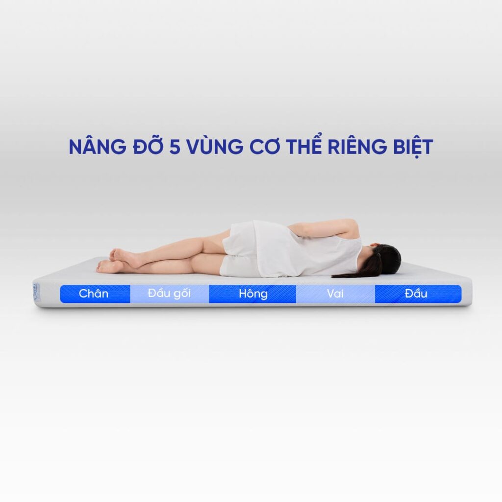 Đánh giá nệm foam hỗ trợ cột sống Comfy Cloud 1.0 có chất lượng ra sao? 4 nệm foam comfy cloud 1.0