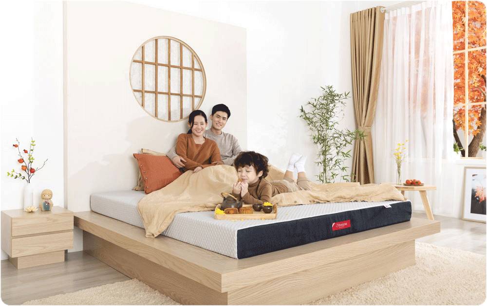 Nệm Foam Oyasumi - Thương hiệu nệm Foam cao cấp có xuất xứ từ Nhật 2 nệm Oyasumi