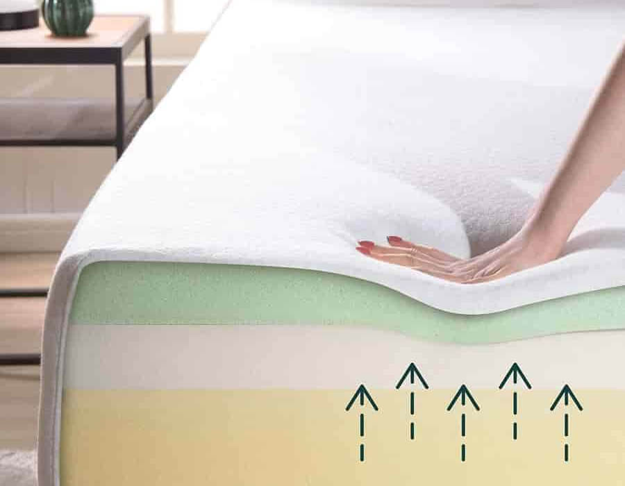 Nên chọn nệm memory foam hay nệm cao su? 4 so sánh độ đàn hồi nệm Memory foam và nệm cao su