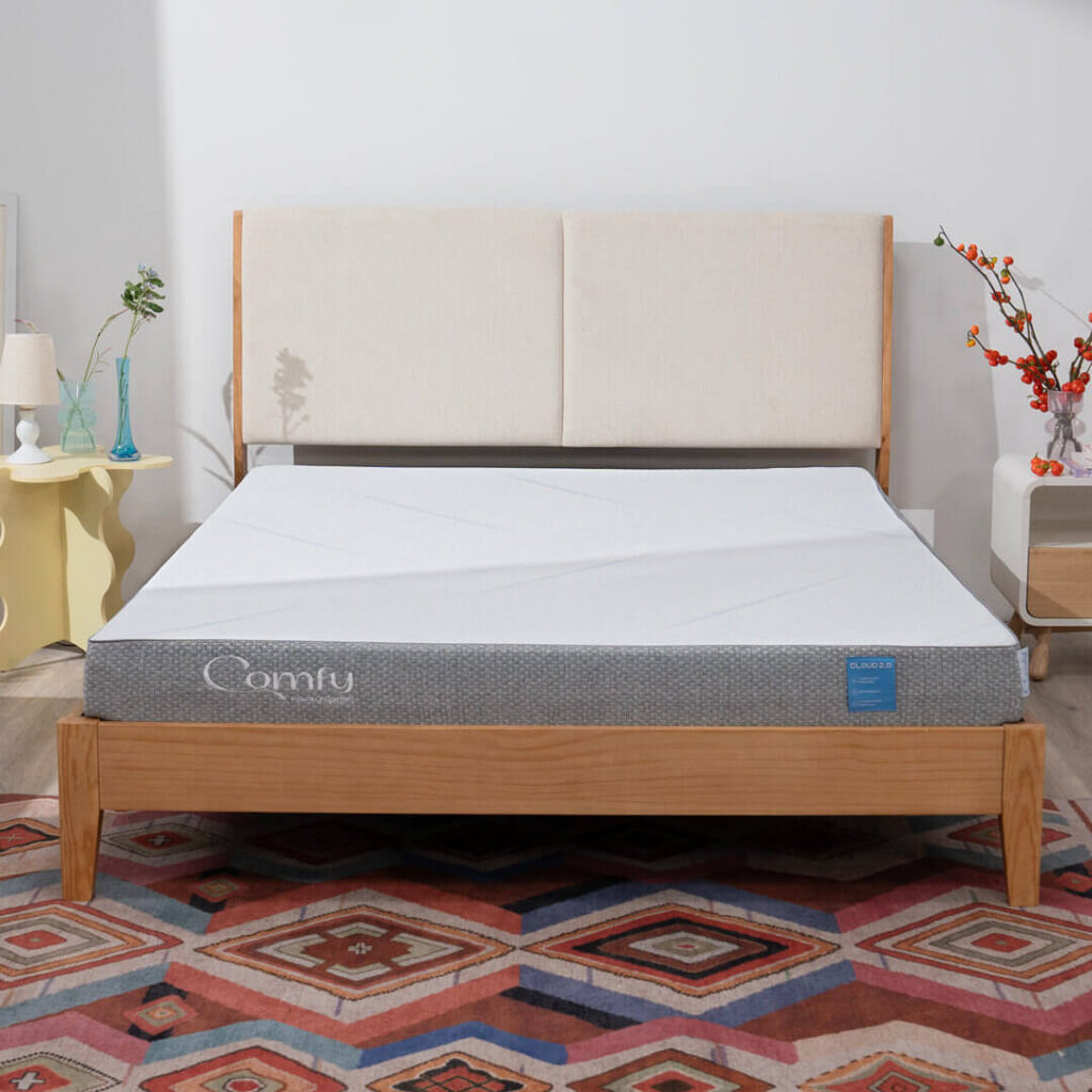 Tìm hiểu chi tiết các loại kích thước nệm foam phổ biến hiện nay 5 Nệm foam siêu đàn hồi Comfy Cloud 2.0 mang lại sự thoải mái cho người sử dụng