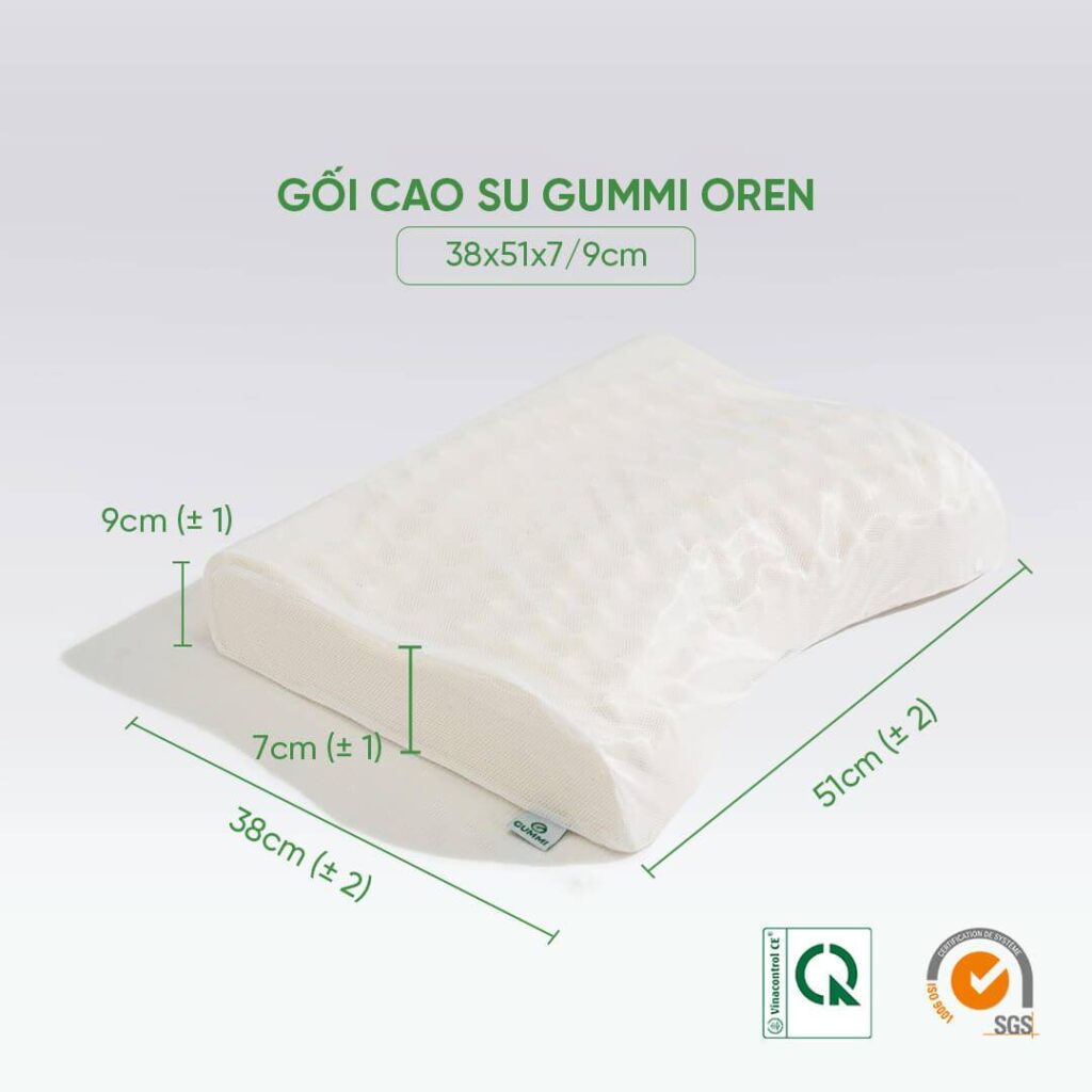 Mách bạn bí kíp chọn gối cho người nằm ngửa cực chuẩn 7 gối cho người nằm ngửa gummi oren