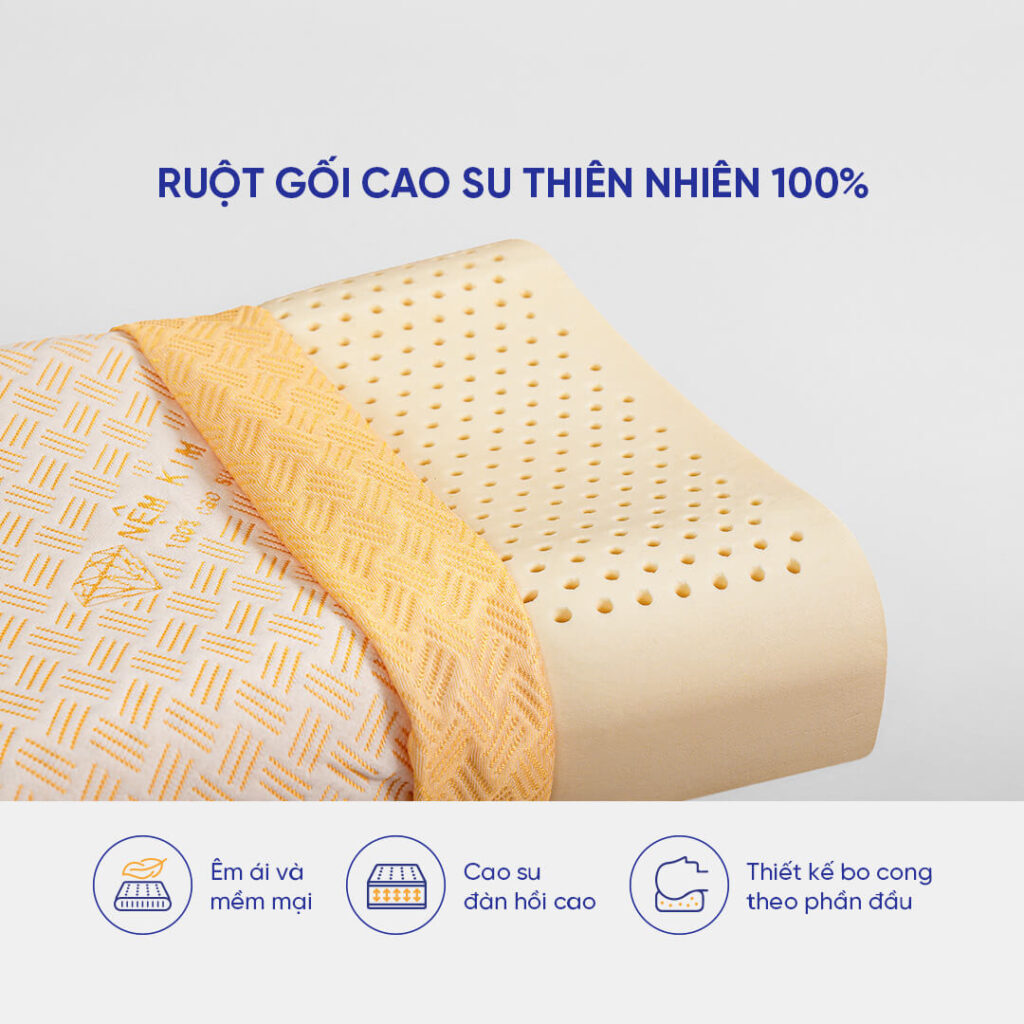 Mách bạn bí kíp chọn gối cho người nằm ngửa cực chuẩn 4 gối cho người nằm ngửa kim cương siny b