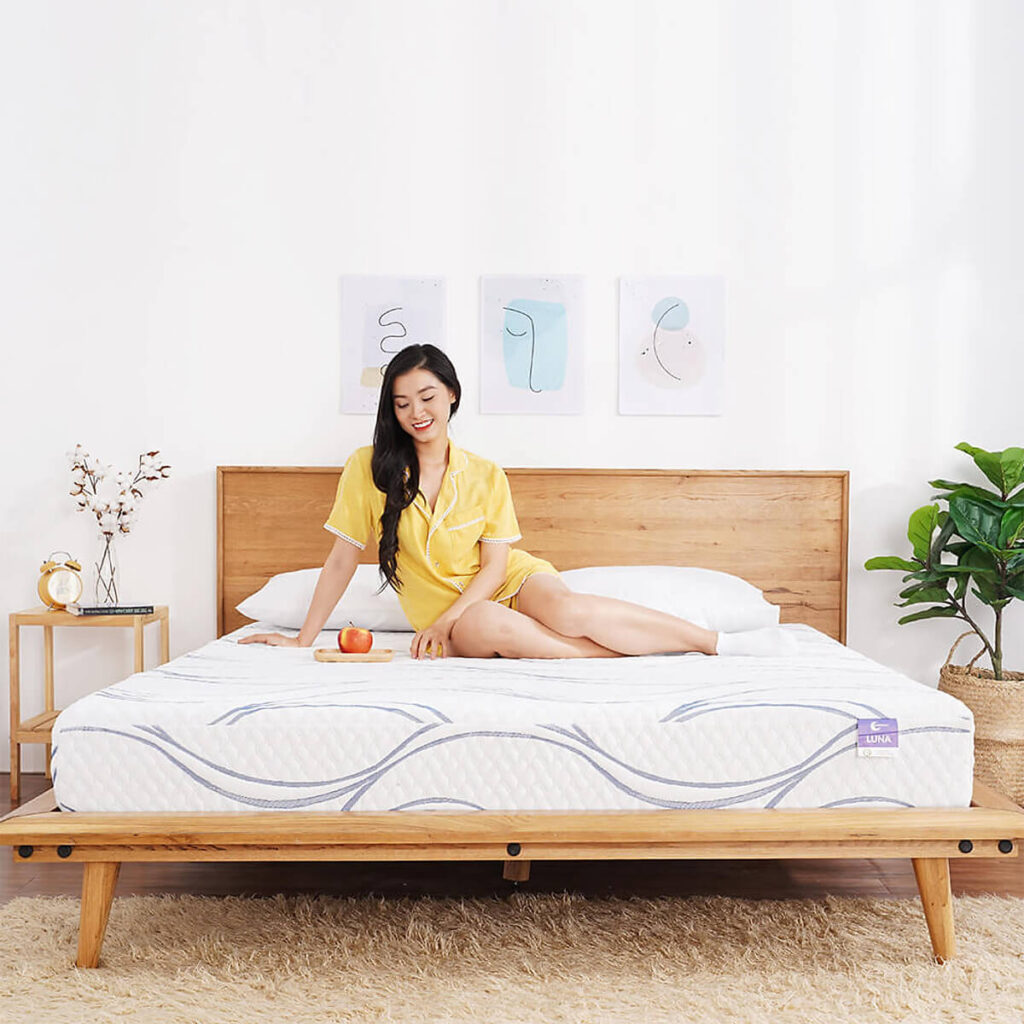 Tư vấn chọn nệm cho người đau vai gáy chất lượng, bảo vệ sức khoẻ 7 nệm cho người đau vai gáy Goodnight Luna