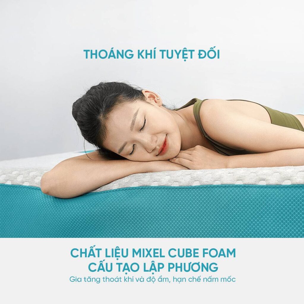Bí quyết chọn nệm cho người dễ bị dị ứng và top 5 loại nệm nên lựa chọn 9 nệm cho người dễ bị dị ứng Aeroflow Fit Plus