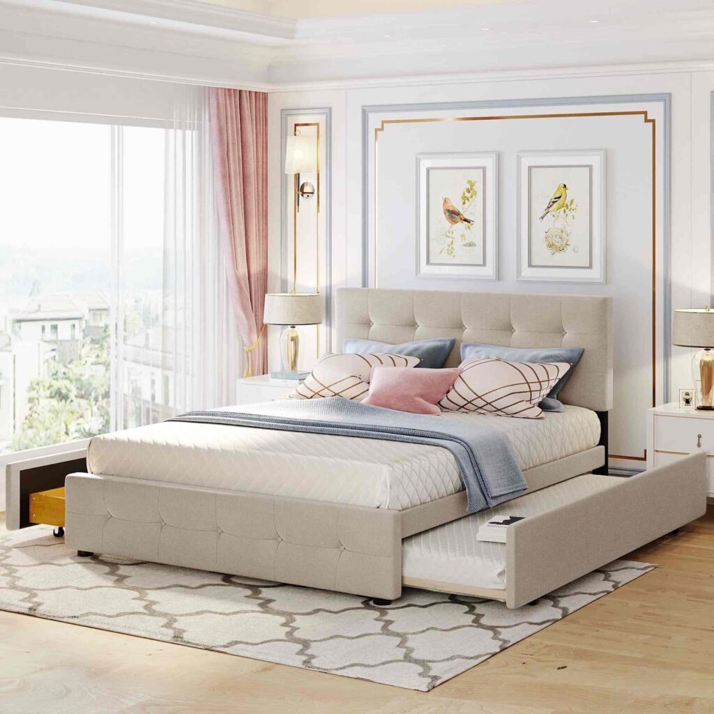 Tìm hiểu tất tần tật về nệm King size, nệm Queen size 4 nệm queen size