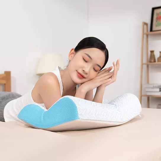 Gối foam Comfy Nami công thái học 17 An toàn tuyệt đối với sức khỏe