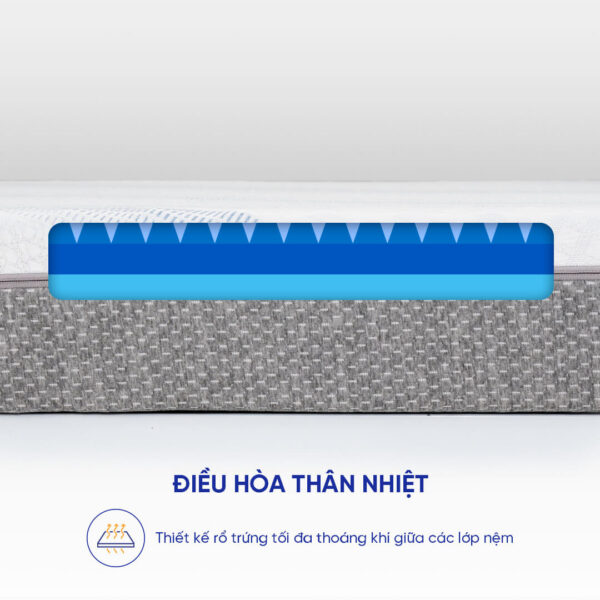 Nệm Foam Comfy Cloud 3.0 24 Điều hòa thân nhiệt