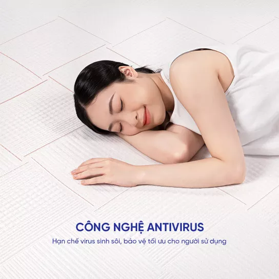 Nệm foam Comfy Lux 2.0 24 Công nghệ Anti-virus