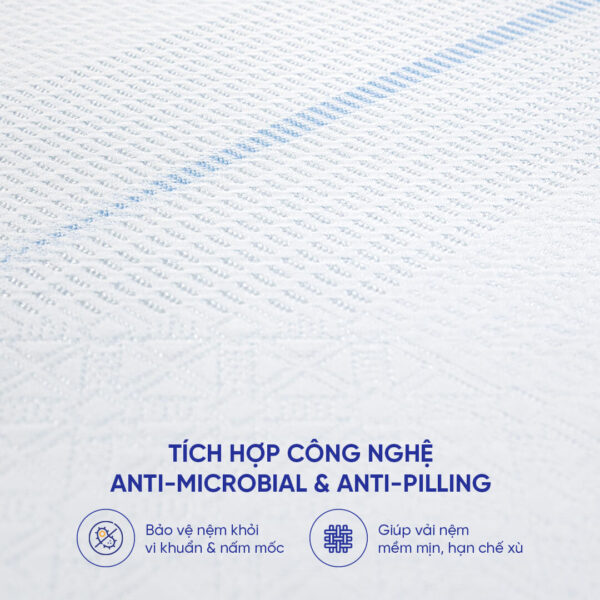 Nệm Foam Comfy Cloud 2.0 23 Tích hợp công nghệ ưu việt