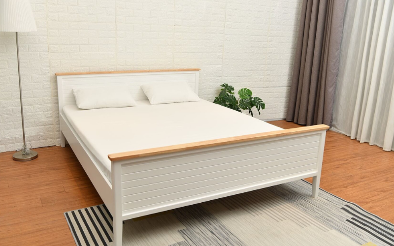 Giường gỗ 1m8x2m giá bao nhiêu? Top 5 mẫu giường đẹp 4 Giường gỗ Amando Cherry
