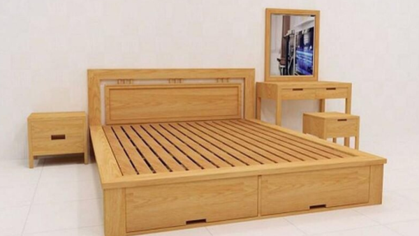 Giường gỗ 2mx2m2 giá bao nhiêu? Top 3 mẫu giường gỗ 2mx2m2 đẹp