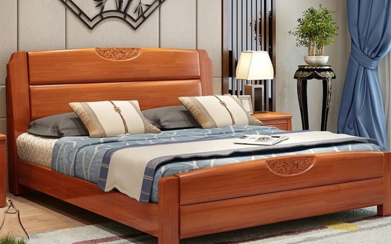 Giường gỗ 2mx2m2 giá bao nhiêu? Top 3 mẫu giường gỗ 2mx2m2 đẹp 9 #3 Giường gỗ 2mx2m2 phong cách hiện đại