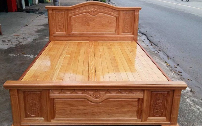 Giường gỗ nào tốt? Top 11 loại giường gỗ tốt nhất hiện nay 8 Giường gỗ Pơ-mu