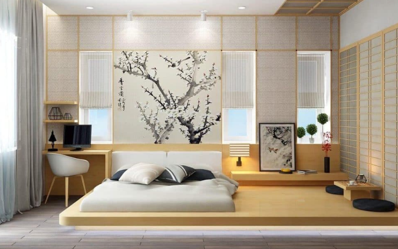 Top 3 mẫu giường bệt kiểu Nhật được ưa chuộng hiện nay 12 Giường bệt có ngăn kéo (Mẫu 02)