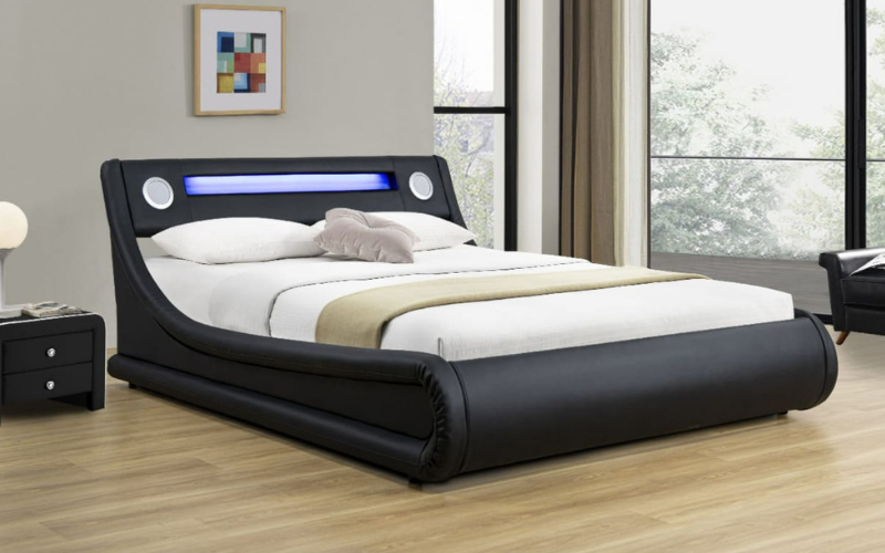 20+ mẫu giường bọc da đẹp, sang trọng nhất hiện nay 2 Mẫu giường bọc da đẹp