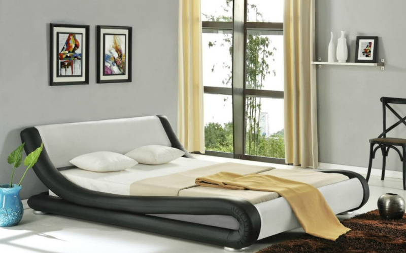 20+ mẫu giường bọc da đẹp, sang trọng nhất hiện nay 5 Giường da đẹp hiện đại (Mẫu 02)