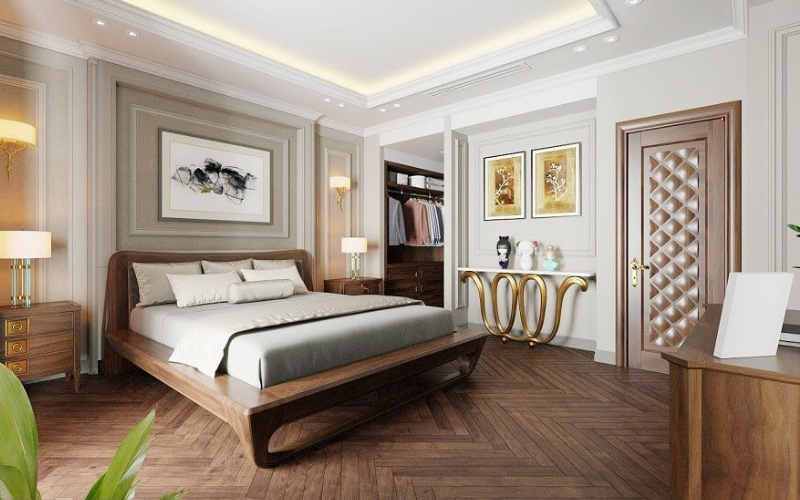 20+ mẫu giường cưới đẹp cô dâu chú rể không thể bỏ qua 3 Mẫu giường cưới đẹp thường mang màu sắc trang nhã, có giá trị theo thời gian