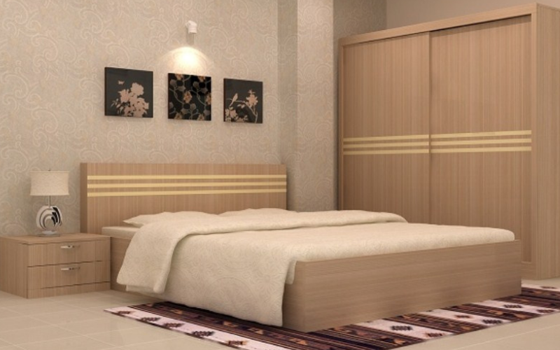 20+ mẫu giường cưới đẹp cô dâu chú rể không thể bỏ qua 6 Giường cưới gỗ công nghiệp