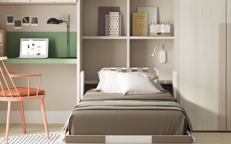20+ Mẫu giường ngủ 1 người nằm đẹp và sang trọng 9 Mẫu giường gấp đơn giản, tinh tế (Mẫu 02)
