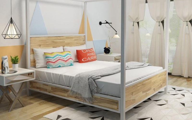 20+ mẫu giường ngủ đẹp, đơn giản được ưa thích hiện nay 12 #11. Giường ngủ này vừa mang lại cảm giác đơn giản, vừa tinh tế