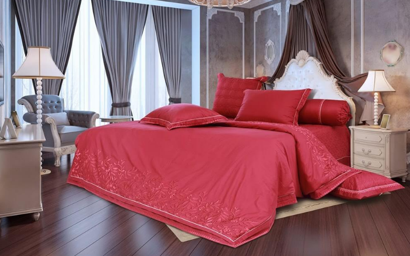 Mẹ chồng trải giường cưới cho con trai, con dâu được không? 6 Màu sắc giường và ga giường cưới phù hợp với căn phòng